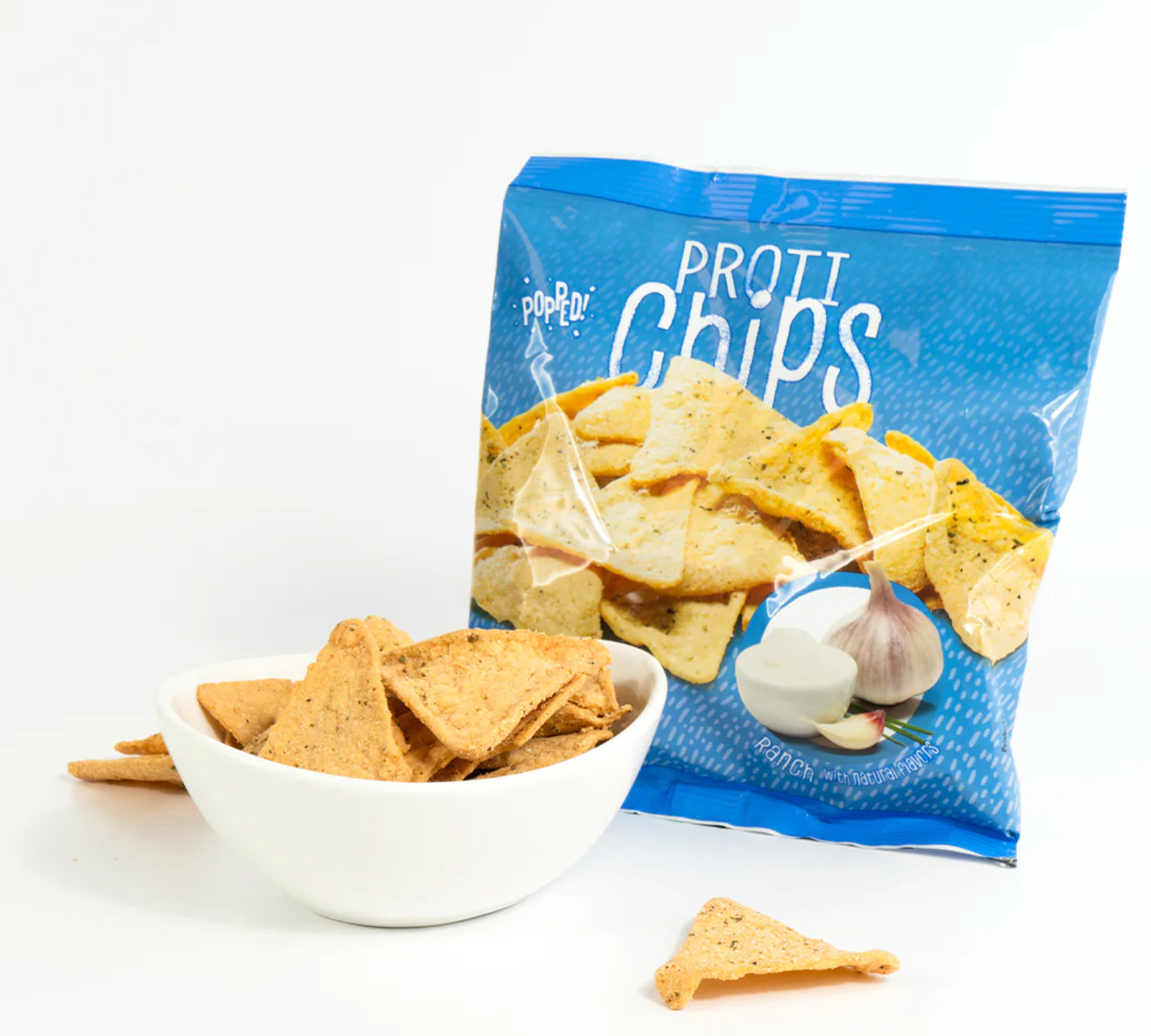 Proti Fit Ranch Chips Single | 1 Bag | 15g Protein