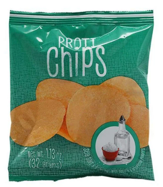 Proti Fit Sea Salt & Vinegar Chips | 1 Bag | 15g Protein