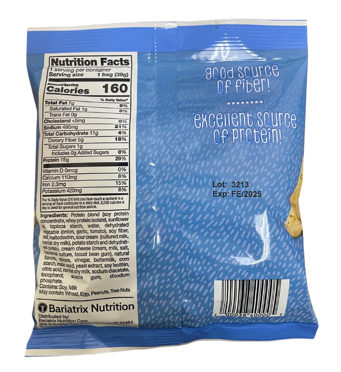 Proti Fit Ranch Chips Single | 1 Bag | 15g Protein